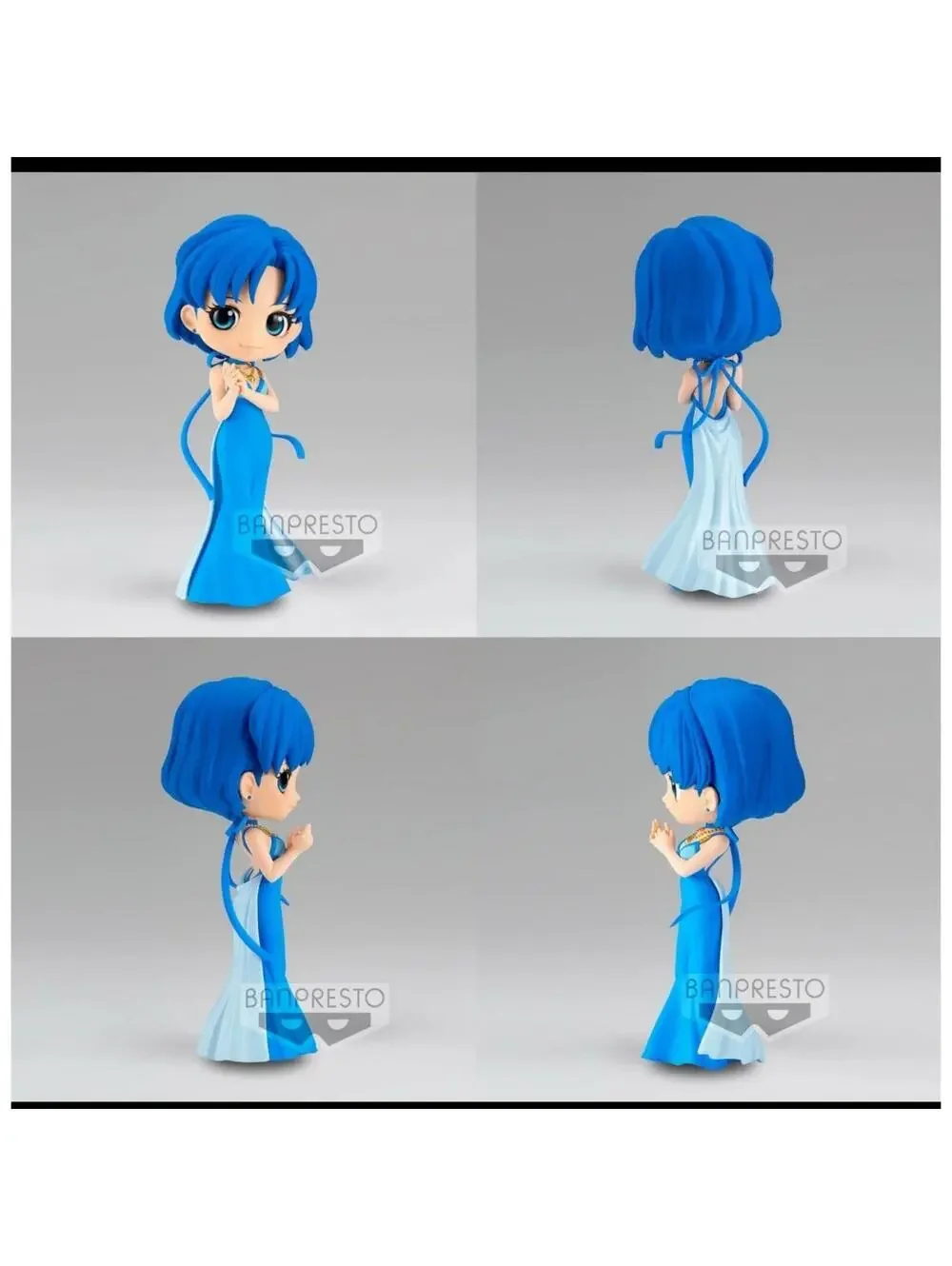 Banpresto Sailor Moon Eternal Ami Mizuno Figure Blue New Q Posket Movie Version